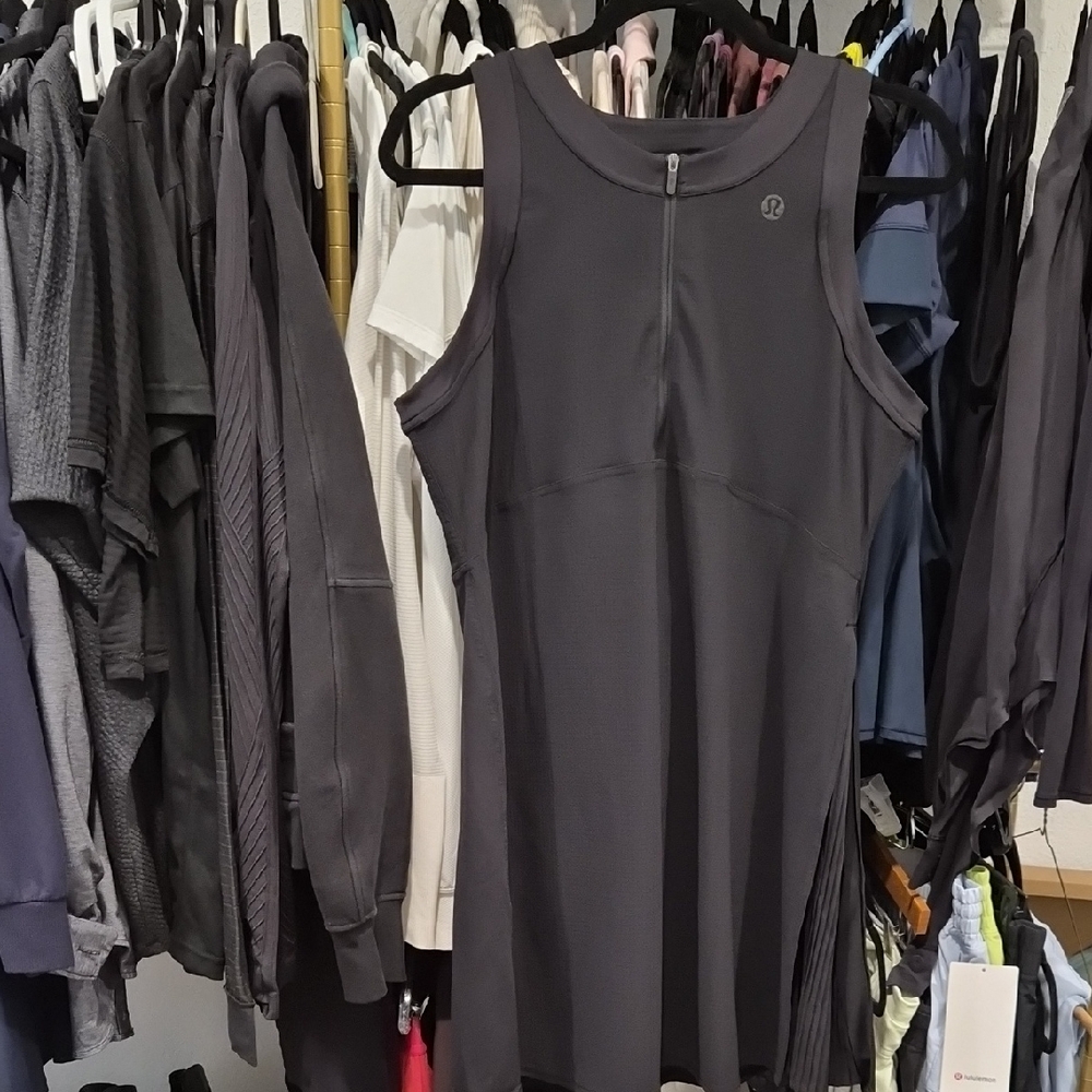 Gray Sleeveless Athletic Dress